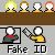 Pixel art scene with multiple figures in yellow shirts at a bar, some holding drinks, with text labels and price tags.