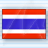 Static pixelated image of a rectangular flag with horizontal stripes: red, white, blue, white, red from top to bottom.