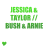 Six identical layouts of text and heart icons in varying colors, each with distinct color schemes