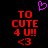 Pixelated red text and symbols on black background with purple heart above, two identical side-by-side versions of the same design.