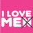 Static pink icon with white text "I LOVE ME" and a black X symbol over the last two letters, pixelated rendering on solid background.