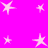 A static image of multiple white star shapes on a bright pink background with no visible motion or text.