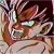 Pixelated close-up of a character with brown hair, green eyes, and a neutral expression against a dark background.