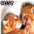 Animated contact sheet of a cat icon showing sequential frame changes with text and heart symbols.