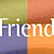 A 50x50 pixel animated buddy icon split into two frames showing text on a gradient background and green text on dark green.