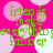 A static image with a bright pink background featuring light pink and white circular shapes, overlaid with green pixelated text reading "franks make everything funner" in a repeating pattern.