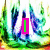 Animated icon with green and blue background showing text changes: I, LUV, MY, BFFS, 43, UHHH.