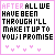Pixelated text and pink hearts on white background with pink border, showing sequential animation of individual letters changing color.