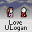 Pixel art buddy icon with two characters in pink and red outfits, showing background variations from gray mountains to green fields with purple flowers.
