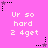 Pixelated pink background with repeated white text 'Ur so hard 2 4get' and alternating black/purple star corner icons.