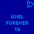 Blue background with pixelated text and a heart symbol, showing identical static content across two