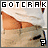 A pixelated image of a person's lower back and buttocks in light brown pants and a white shirt, with the text 'GOTCRAK' above and a question mark below.
