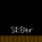 Pixelated skater character with white helmet and yellow arms on brown platform, repeated text 'Sk8er' below each pose.