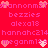 Pixelated red background with repeated pink text and heart symbols in a pattern