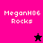 Pixelated text 'MeganH86 Rocks' appears on four colored backgrounds with a star symbol changing from black to pink.