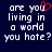 Pixelated text on dark blue background with red heart symbol replacing 'u' in 'you', repeated twice side-by-side.