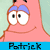 Pixelated pink cartoon character with blue hair, large white eyes, and a subtle smile; orange 'Aim' text above yellow 'phuck', black '.com' below on light green background.