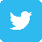 Static pixel art of a white bird silhouette on a solid blue background with four gray corner accents.