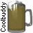 Animated contact sheet of a beer mug icon with dripping foam, displayed in 5 columns and 4 rows across 20 frames showing subtle animation changes.