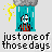 Pixelated character in red outfit under blue waterfall with gray stone top, yellow lightning bolts flashing near the left and right sides of the frame.