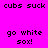 A static image with a bright pink background displays repeated text phrases and yellow rectangular bars in a