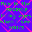 Static image with green text on purple background featuring repeated phrases and pink diamond patterns.