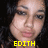 A four- shows a person with dark curly hair and a red mark on their cheek, with yellow text reading EDITH, LOVES, and YOU!!
