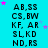 identical text-based icons on a cyan background with scattered pink and purple stars, each icon displaying four lines of black uppercase letters