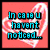 Four square with red backgrounds and white heart outlines display cyan text reading "in case u havent noticed... myprofile is all about u... and I doubt u really care"