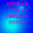 Pixelated text on blue gradient background with pink lettering and dotted exclamation marks.