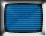 Blue rectangular buttons with silver borders display text changes across three of three buttons each