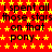 Red background with yellow stars and repeated black text reading "i spent all those stars on that pony..." in a pattern
