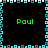 A 4-frame animated contact sheet showing a pixelated green text