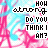 A static image with a repeating pattern of text and abstract shapes in pink, blue, and white.