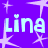 Purple background with light purple starbursts and repeated 'Lina Lina' text in light blue pixelated font.