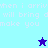 Pixelated text repeats across four color-blocked quadrants with two star icons, one dark purple and one light blue, positioned in the center of the top and bottom sections.