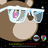 Pixelated cartoon bear wearing white glasses with pink reflection, standing against black background with pixelated text.