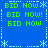 Blue background with green 'BID NOW' text in pixelated font, white dashed lines and asterisks forming a pattern