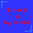 Blue background with red text repeating 'I need u my friend' in two , surrounded by light blue star and dot patterns