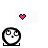 Pixelated circular icon with closed eyes and a smile, paired with heart symbols above and 'YOAH' text below in various color combinations.