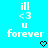 Pixelated text and symbols on a bright cyan background with two identical static frames side-by-side.