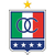 Pixelated shield-shaped icon with Italian flag colors, blue 'AC' monogram over white stripe, five stars on dark blue base, and single yellow star above top center.