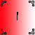 Pixelated text in a of colored with corner square patterns, forming the phrase "I TAKE ICON REQUESTS ASK ME NOW"