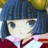A pixelated anime-style character with blue hair and a red-and-white outfit appears on the left side of a contact sheet, while the right side displays stylized text reading "Anime IM" above smaller text that may be "COM" or similar.