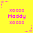 Yellow background with pink text and star motifs; repeated 'xoxox Maddy xoxox' in three , stars animate as dotted lines extend from corners