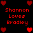 Red pixelated text and heart symbols on a black background, arranged in four identical quadrants with repeated phrases.