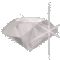 Six diamond-shaped icons arranged in two of three, each with a white cross-hair spark effect on a light gray background