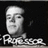 Black-and-white pixelated image of a person with short hair and glasses, overlaid with text reading "The Steve Nash Of Streetball Is......" and "The Professor".