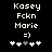 Pixelated text and symbols on black background with two variations of star icons below.