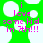 Green background with white circular shapes and pink text reading 'i love some kid in 7th!!!' displayed twice side-by-side.